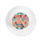 Glitter Moroccan Watercolor Plastic Party Appetizer & Dessert Plates - Approval