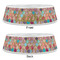 Glitter Moroccan Watercolor Plastic Pet Bowls - Large - APPROVAL