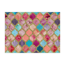 Glitter Moroccan Watercolor Large Tissue Papers Sheets - Heavyweight