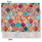 Glitter Moroccan Watercolor Tissue Paper - Heavyweight - Medium - Front & Back