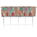 Glitter Moroccan Watercolor Valance