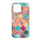 Glitter Moroccan Watercolor iPhone 13 Case - Back