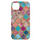 Glitter Moroccan Watercolor iPhone 14 Plus Case - Back