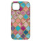 Glitter Moroccan Watercolor iPhone 14 Plus Tough Case - Back