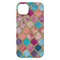 Glitter Moroccan Watercolor iPhone 14 Pro Max Case - Back