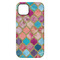 Glitter Moroccan Watercolor iPhone 14 Pro Max Tough Case - Back