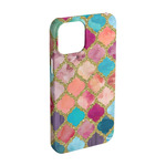 Glitter Moroccan Watercolor iPhone Case - Plastic - iPhone 15