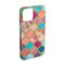 Glitter Moroccan Watercolor iPhone 15 Case - Angle