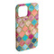 Glitter Moroccan Watercolor iPhone 15 Plus Case - Angle