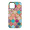 Glitter Moroccan Watercolor iPhone 15 Pro Tough Case - Back