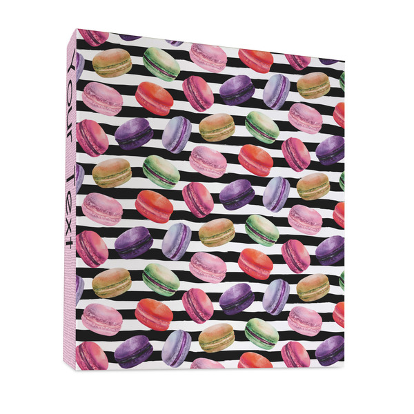 Custom Macarons 3 Ring Binder - Full Wrap - 1"