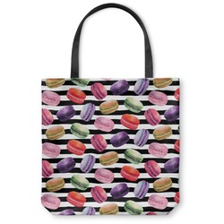 Macarons Canvas Tote Bag - Large - 18"x18" (Personalized)