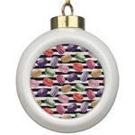 Macarons Ceramic Ball Ornament