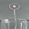 Macarons Clear Plastic 7" Stir Stick - Oval - Main