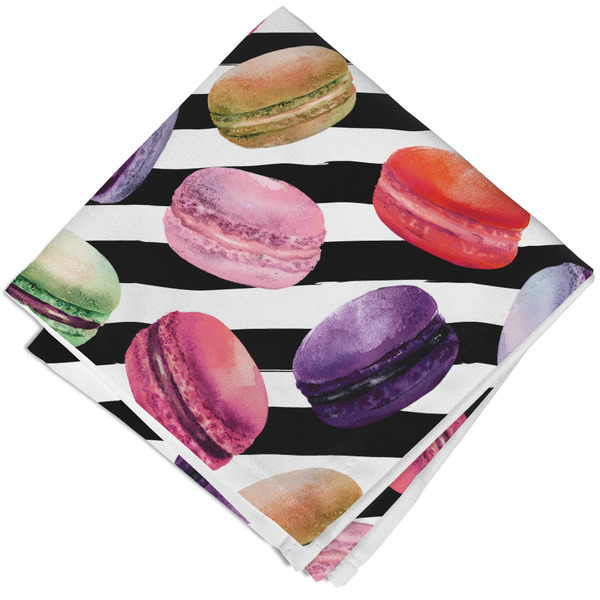 Custom Macarons Cloth Cocktail Napkin - Single