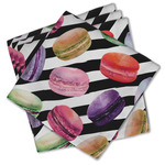 Macarons Cloth Cocktail Napkins - Set of 4