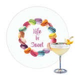 Macarons Printed Drink Topper - 3.25"