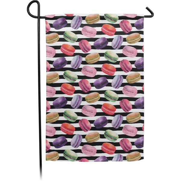 Custom Macarons Small Garden Flag - Double Sided