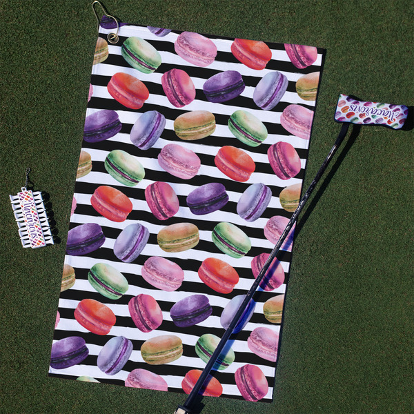 Custom Macarons Golf Towel Gift Set (Personalized)