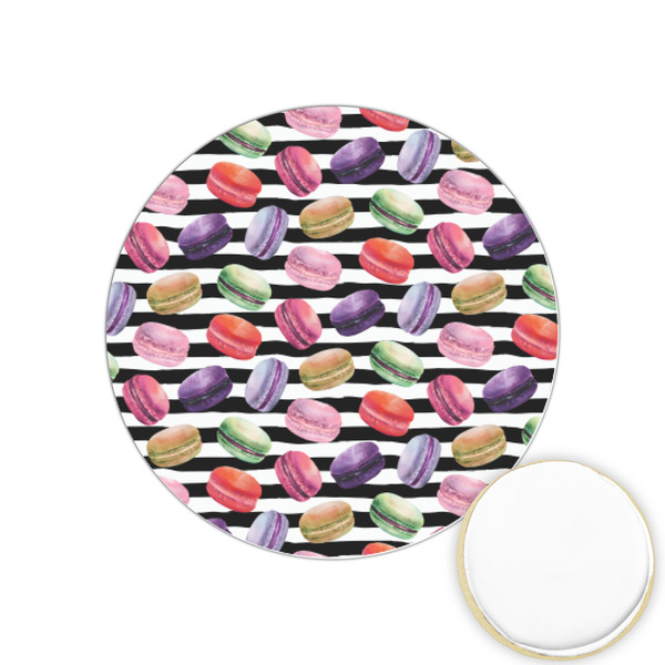 Custom Macarons Printed Cookie Topper - 1.25"