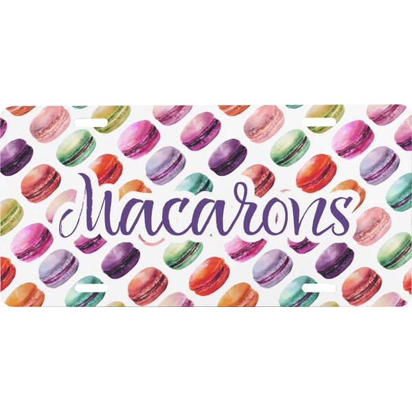 Custom Macarons Front License Plate (Personalized)