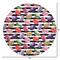 Macarons Round Area Rug - Size