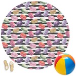 Macarons Round Beach Towel