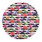 Macarons Round Indoor Rug - Front/Main