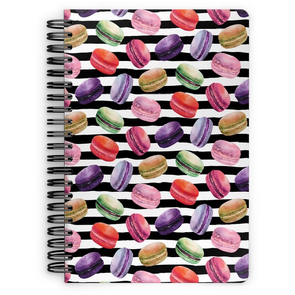 Custom Macarons Spiral Notebook - 7x10