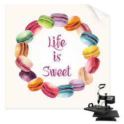 Macarons Sublimation Transfer - Shirt Back / Men (Personalized)