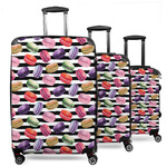 Macarons 3 Piece Luggage Set - 20" Carry On, 24" Medium Checked, 28" Large Checked