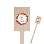 Macarons Rectangle Wooden Stir Sticks