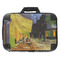 Cafe Terrace at Night (Van Gogh 1888) 18" Laptop Briefcase - FRONT