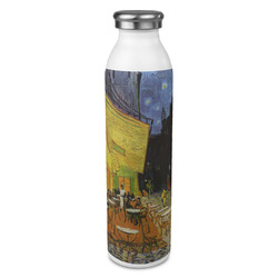 Cafe Terrace at Night (Van Gogh 1888) 20oz Stainless Steel Water Bottle - Full Print