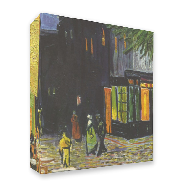 Custom Cafe Terrace at Night (Van Gogh 1888) 3 Ring Binder - Full Wrap - 2"