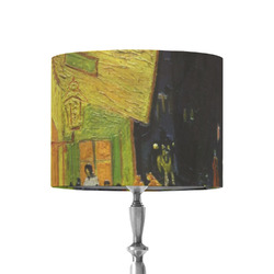 Cafe Terrace at Night (Van Gogh 1888) 8" Drum Lamp Shade - Fabric