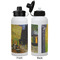 Cafe Terrace at Night (Van Gogh 1888) Aluminum Water Bottle - White APPROVAL