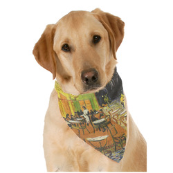 Cafe Terrace at Night (Van Gogh 1888) Dog Bandana Scarf