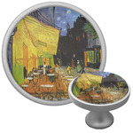 Cafe Terrace at Night (Van Gogh 1888) Cabinet Knob (Silver)