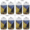 Cafe Terrace at Night (Van Gogh 1888) Can Cooler - Standard 12oz - Set of 4 - Front & Back