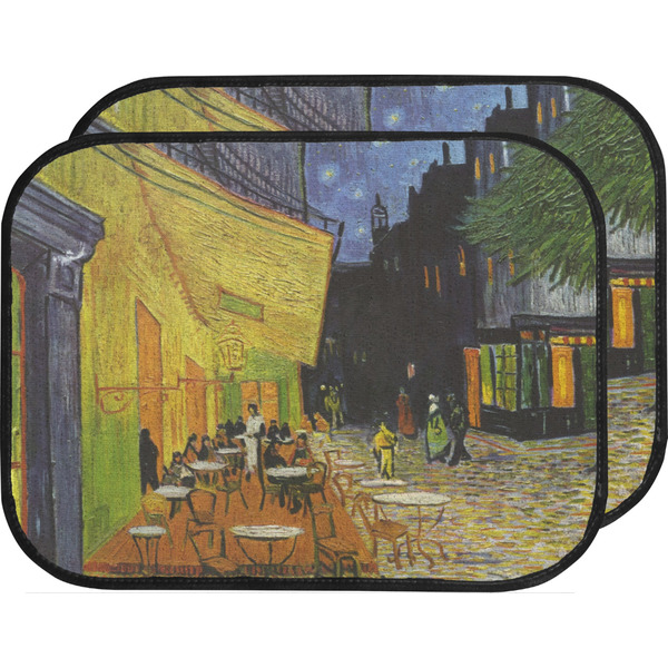 Custom Cafe Terrace at Night (Van Gogh 1888) Car Floor Mats (Back Seat)