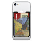 Cafe Terrace at Night (Van Gogh 1888) 2-in-1 Cell Phone Credit Card Holder & Screen Cleaner