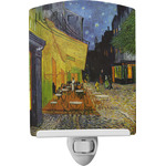 Cafe Terrace at Night (Van Gogh 1888) Ceramic Night Light