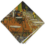 Cafe Terrace at Night (Van Gogh 1888) Cloth Dinner Napkin - Single