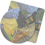 Cafe Terrace at Night (Van Gogh 1888) Rubber Backed Coaster