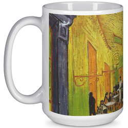 Cafe Terrace at Night (Van Gogh 1888) 15 Oz Coffee Mug - White