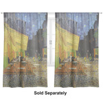 Cafe Terrace at Night (Van Gogh 1888) Curtain Panel - Custom Size