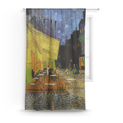 Cafe Terrace at Night (Van Gogh 1888) Curtain Panel - Custom Size