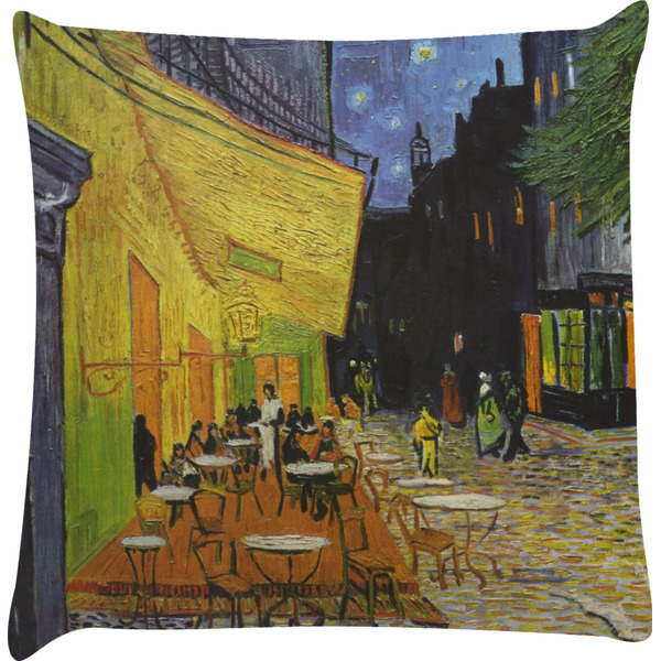 Custom Cafe Terrace at Night (Van Gogh 1888) Decorative Pillow Case