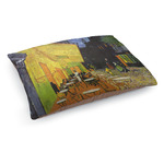 Cafe Terrace at Night (Van Gogh 1888) Indoor Dog Bed - Medium